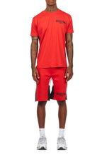 Sana Red Relaxed T-Shirt/Short Set