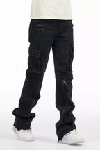Boys Rupert Black Baggy Fit Jean