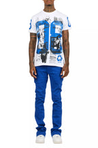 Dag Royal Blue Stacked Flare Jean