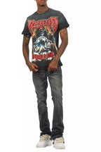 Lucian Black Graphic T-Shirt