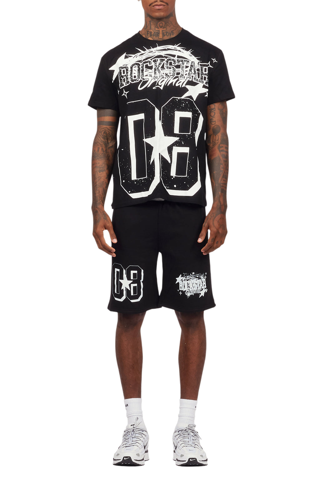 Allstar Black/White T-Shirt Short Set