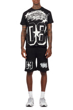 Allstar Black/White T-Shirt Short Set