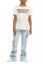 Boys Hutch Blue Stacked Flare Jean