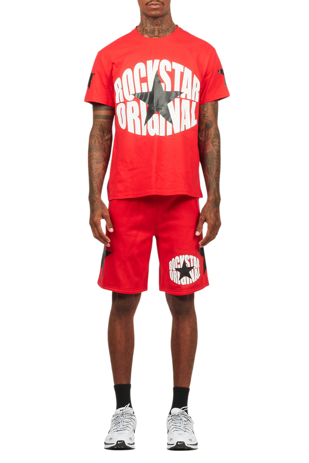States Red/White Short Set