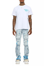 Lake White/Aqua Graphic T-Shirt