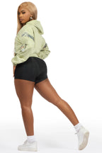 Atiya Sage Oversized Hoodie