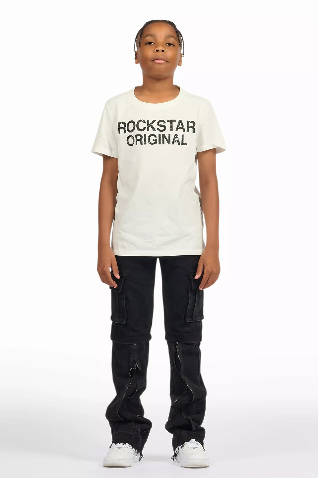 Boys Rupert Black Baggy Fit Jean