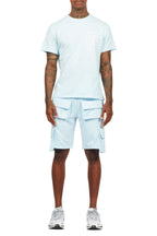 Jash Baby Blue/White Short Set