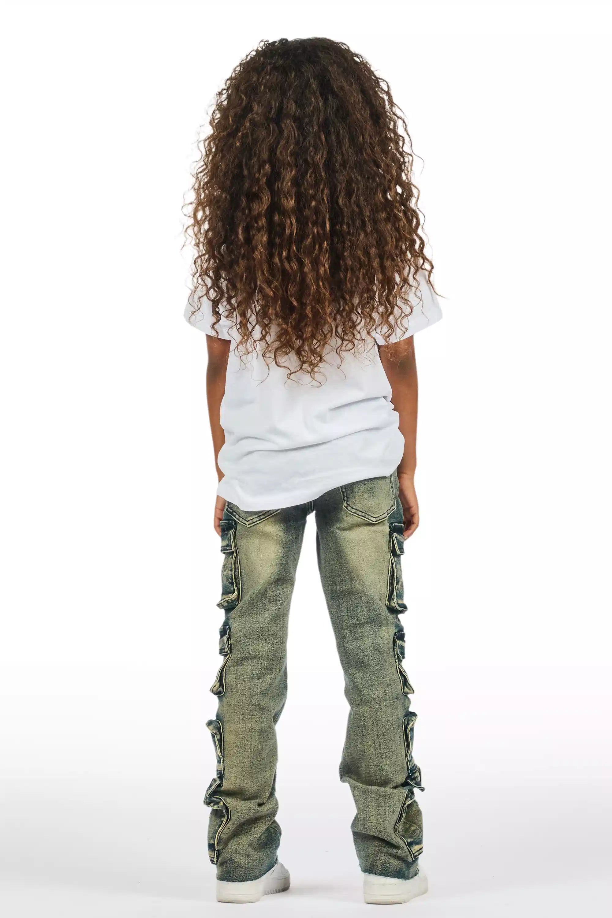 Girls Phoebe Tint Stacked Jean