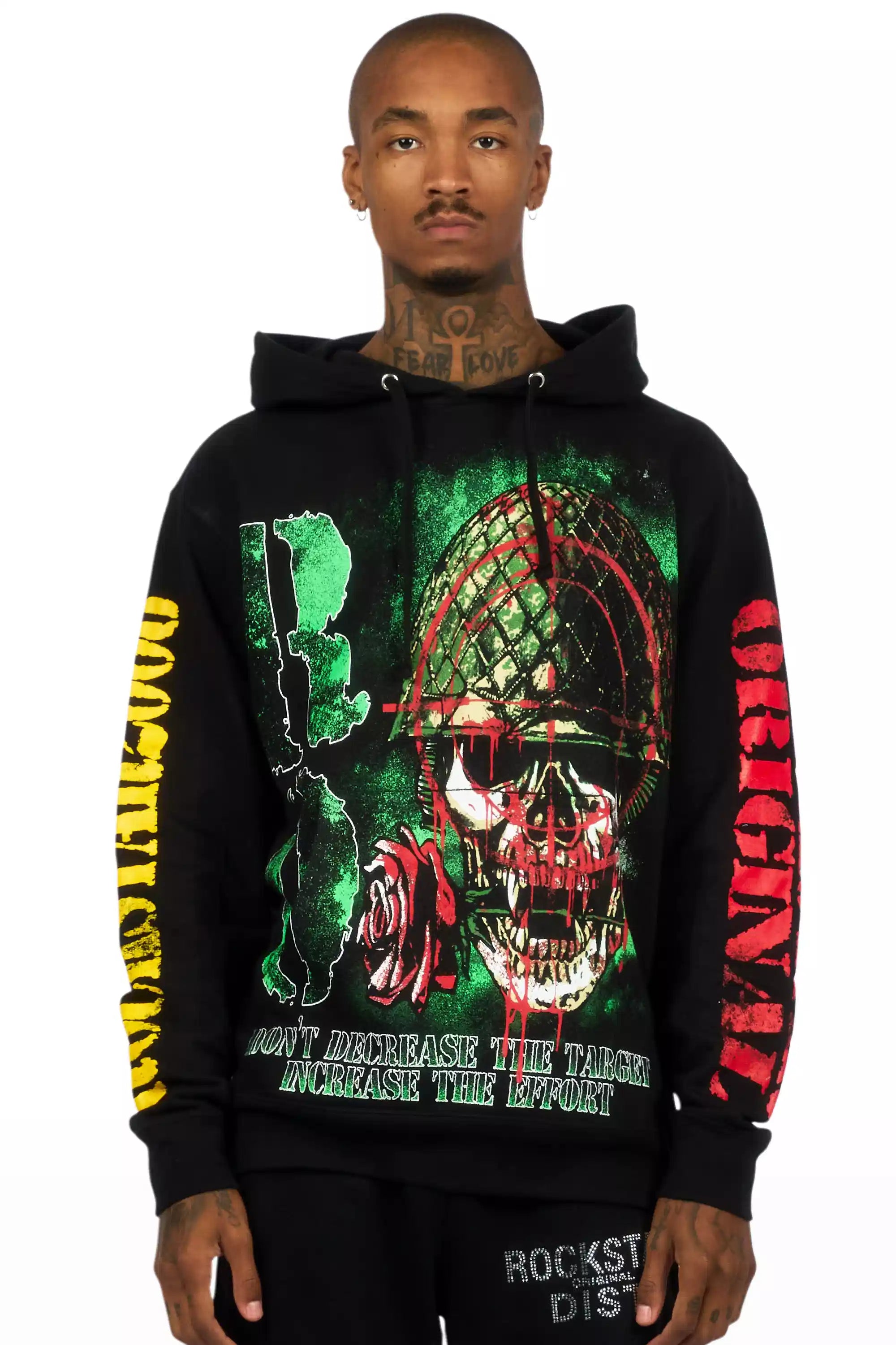 Killshot Romance Black/Multi Graphic Hoodie