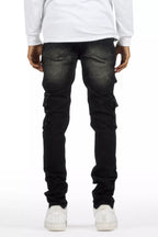 Kap Dark Grey Cargo Jean