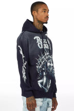 Darius Navy Graphic Hoodie