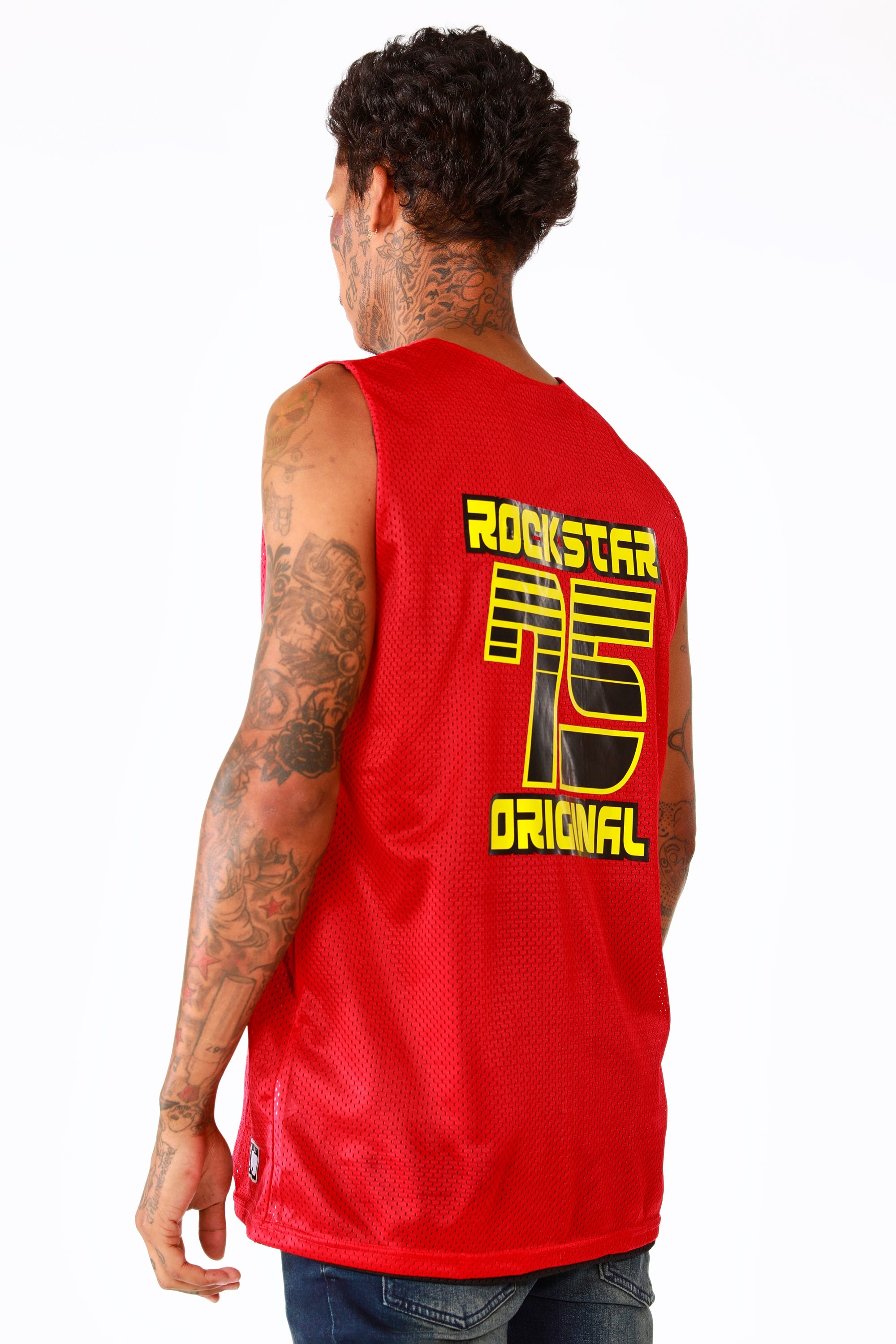 Ronaldo Graphic Printed Jersey- Red