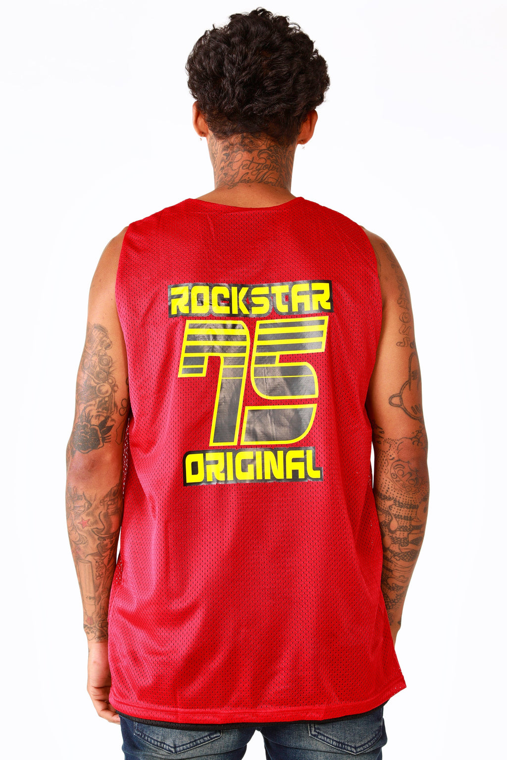 Ronaldo Graphic Printed Jersey- Red