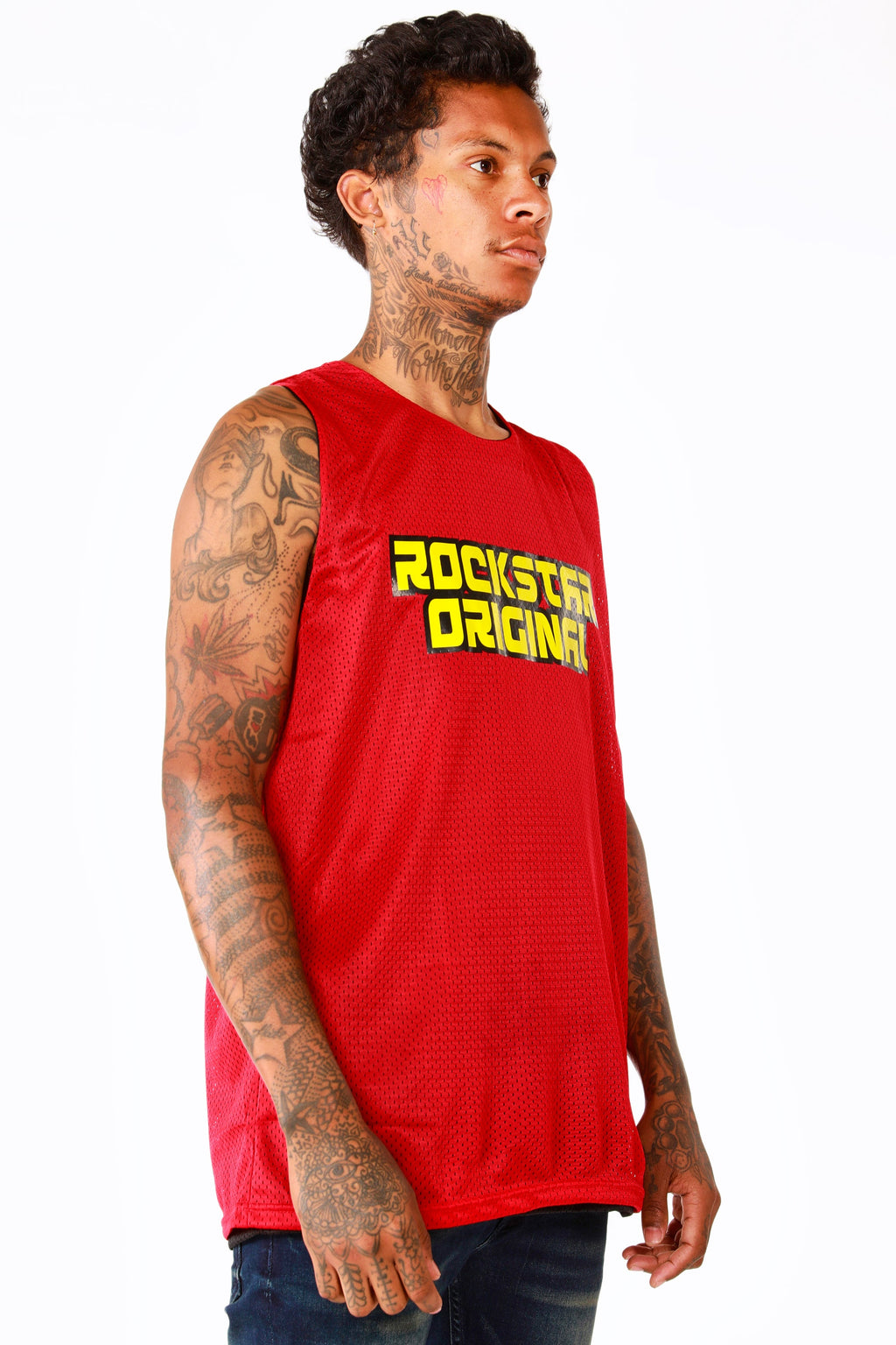 Ronaldo Graphic Printed Jersey- Red