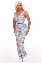 Andraila Blue Tapestry Vest