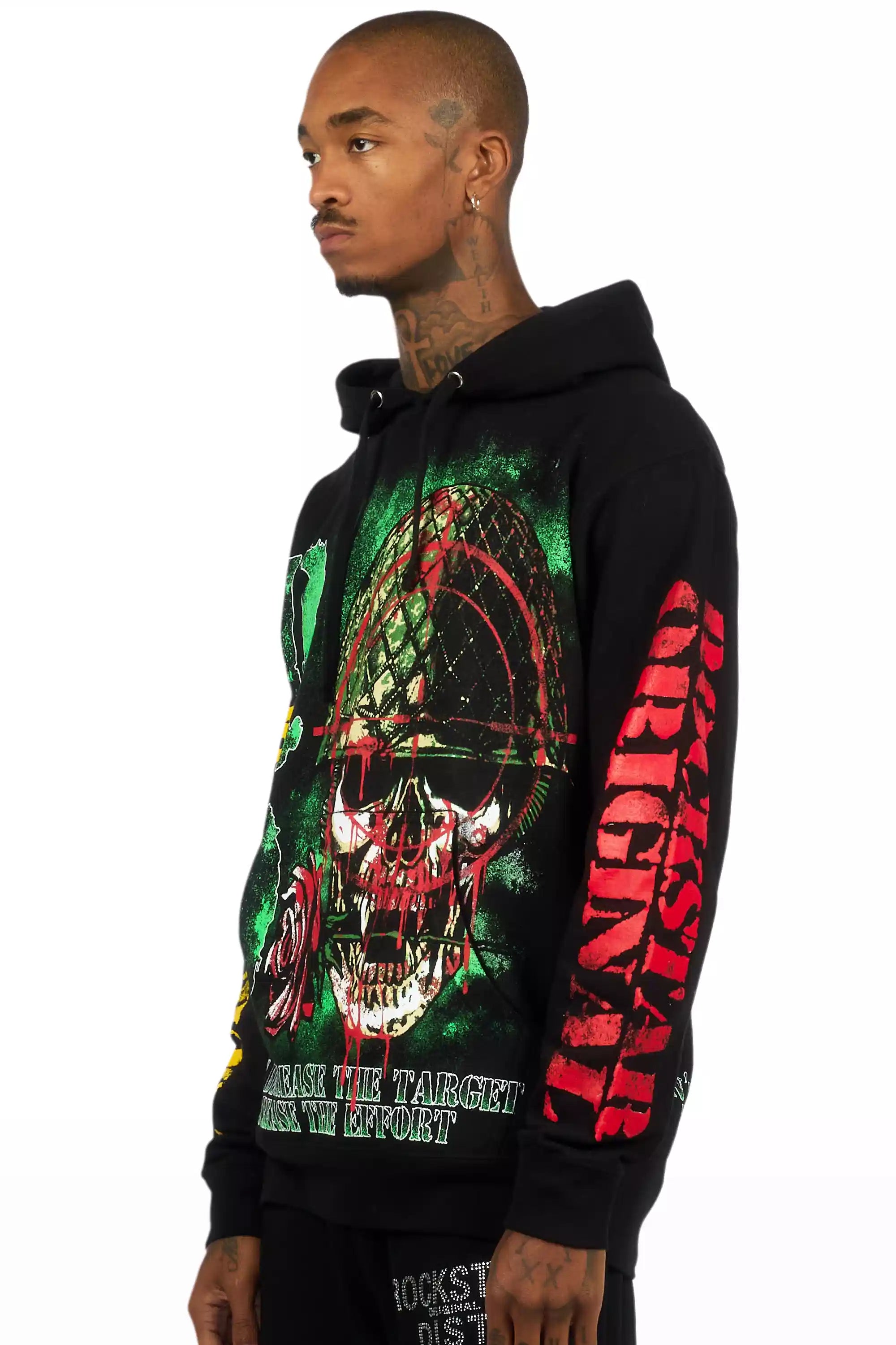 Killshot Romance Black/Multi Graphic Hoodie