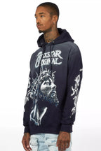 Darius Navy Graphic Hoodie