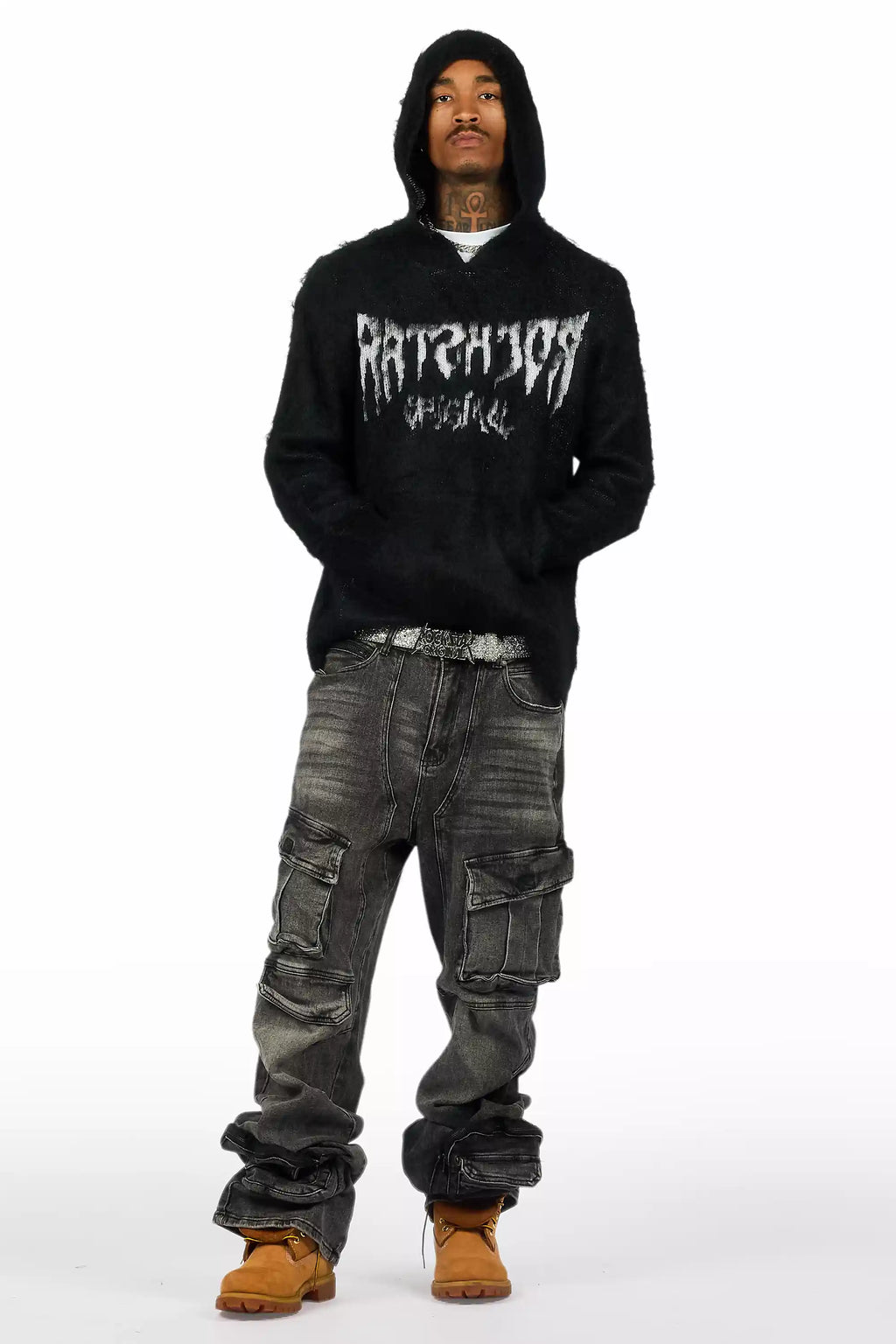 Velo Black Baggy Fit Jean