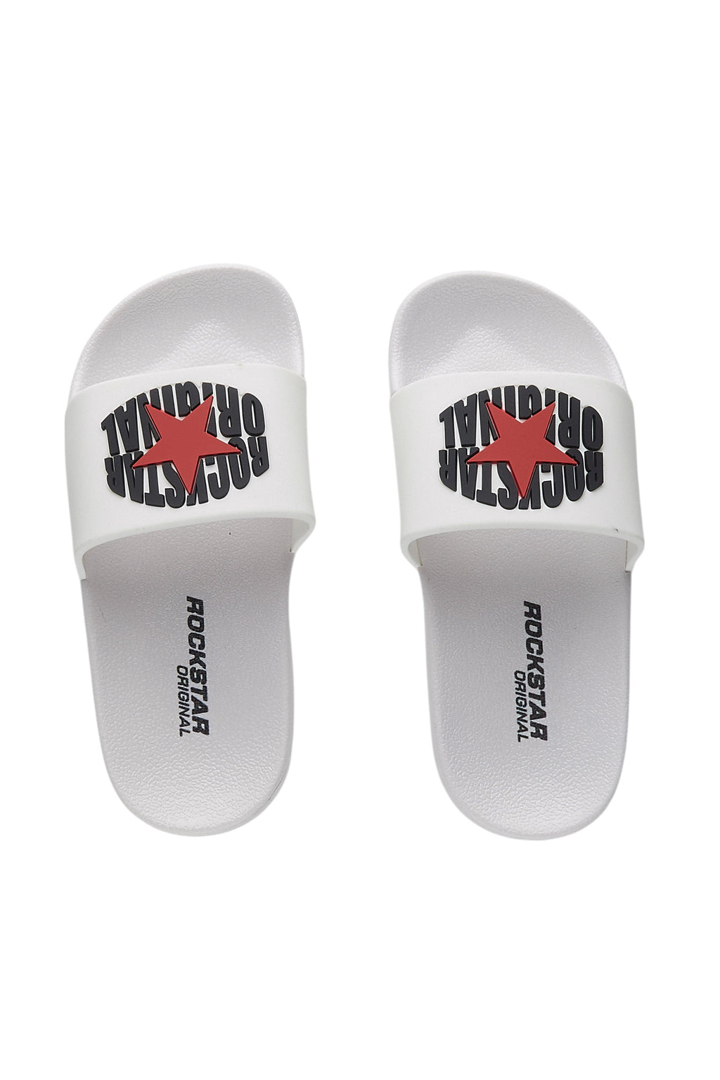 Girls State White/Black Slides
