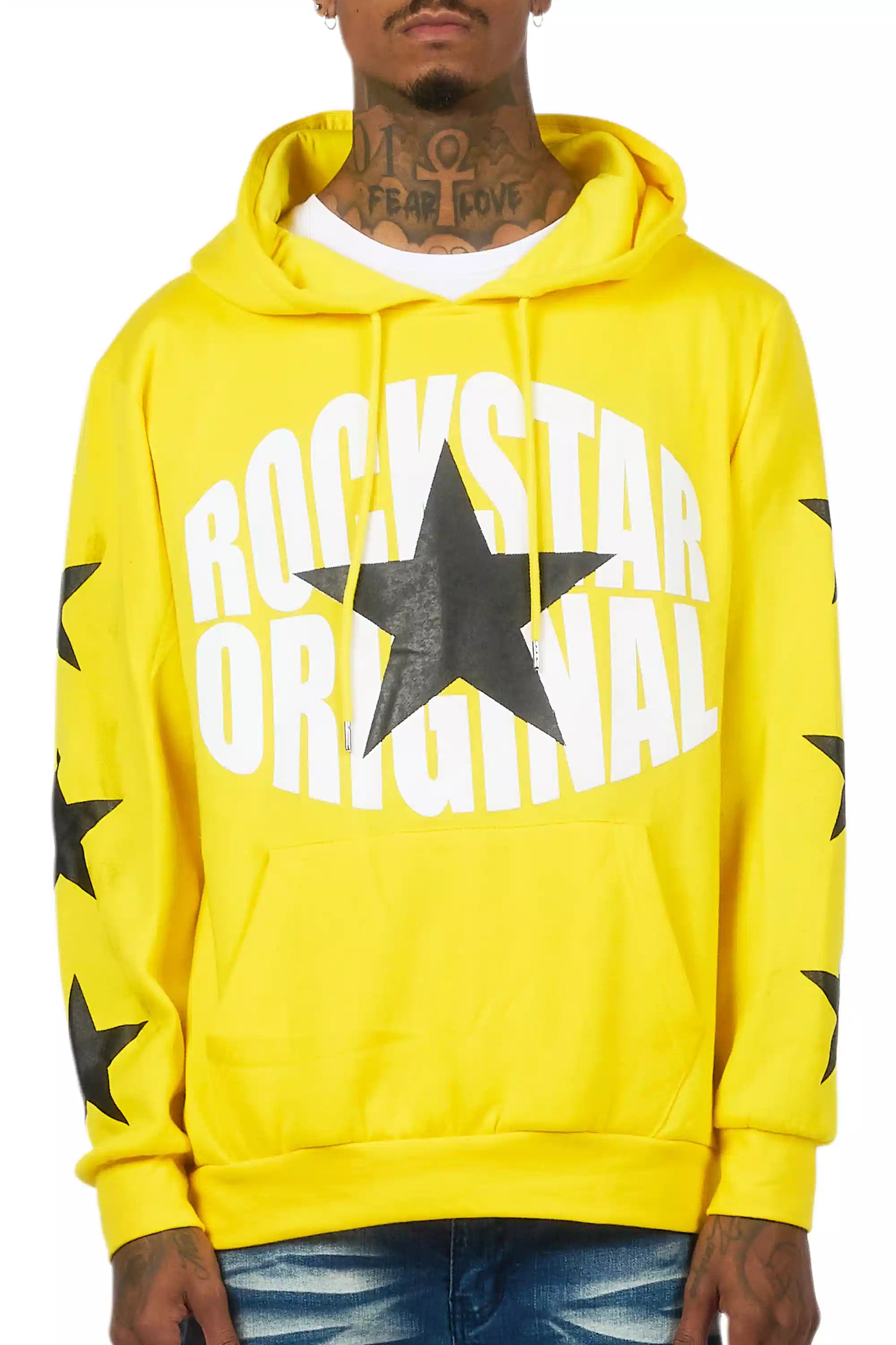 States 2.0 Yellow/Black Graphic Hoodie