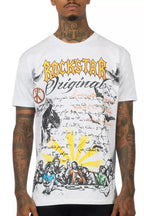 Super Sketch Heather Grey/Multi Oversized Graphic T-Shirt