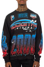 Amos Multi Graphic Crewneck