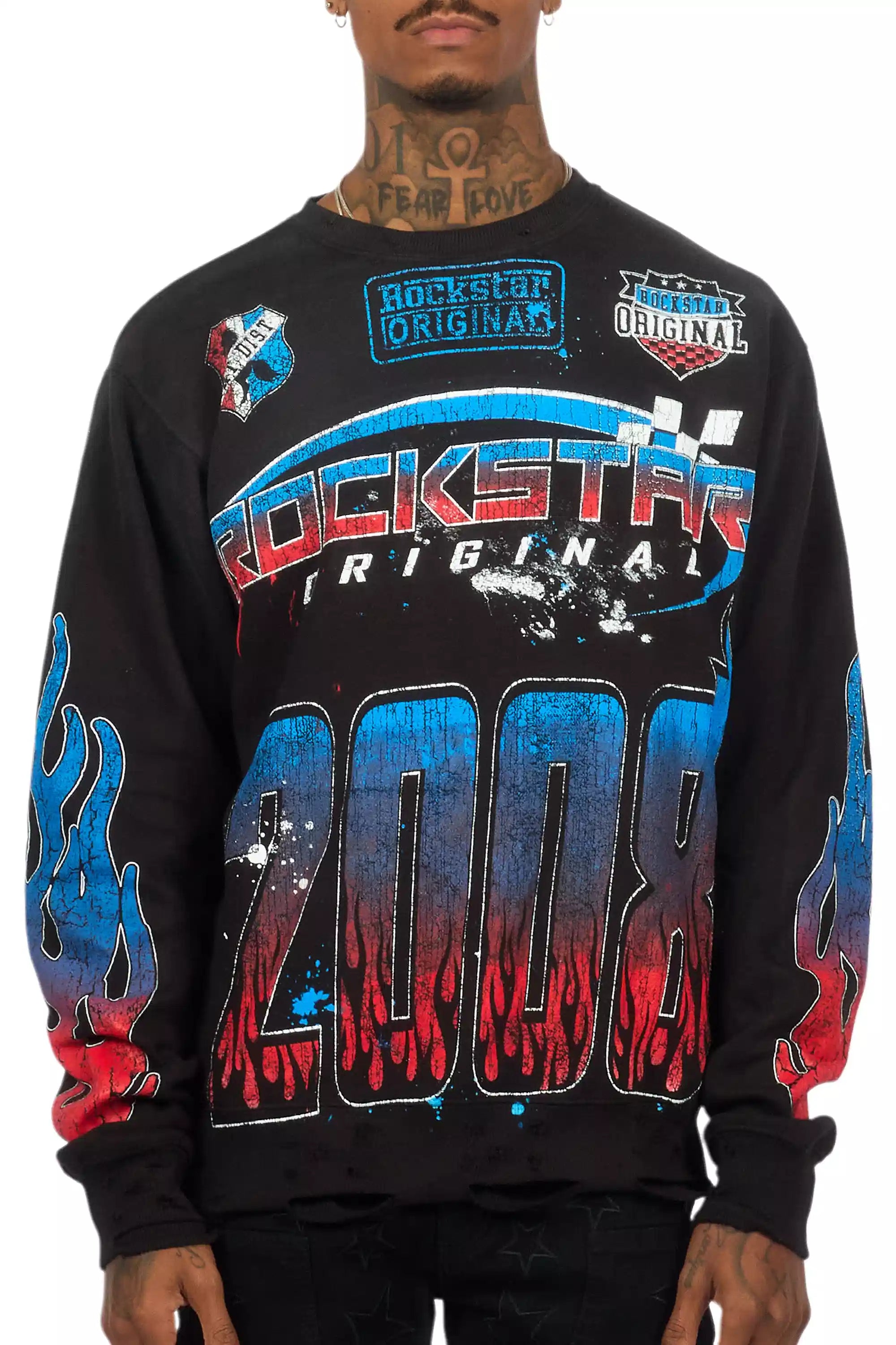 Amos Multi Graphic Crewneck