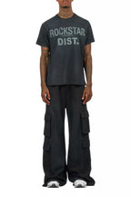 Abilio Black T-Shirt/Baggy Stacked Track Set