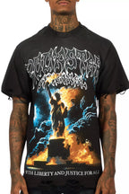 Liberta Black/Multi Oversized Graphic T-Shirt