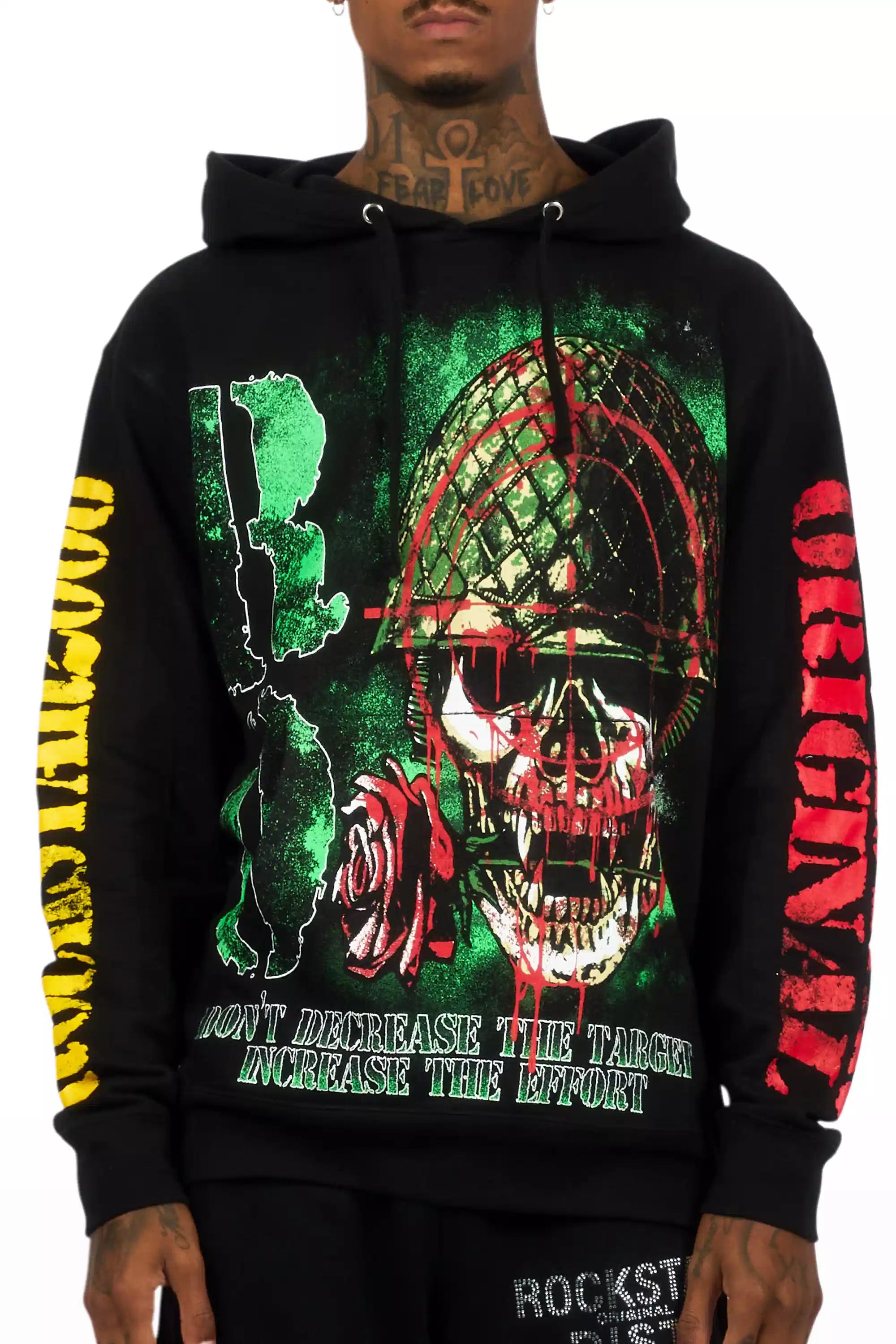 Killshot Romance Black/Multi Graphic Hoodie