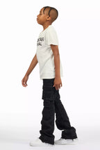 Boys Rupert Black Baggy Fit Jean