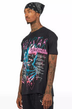Nox Black/Pink Graphic T-Shirt