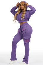 Natanya Purple Cargo Stacked Trackset