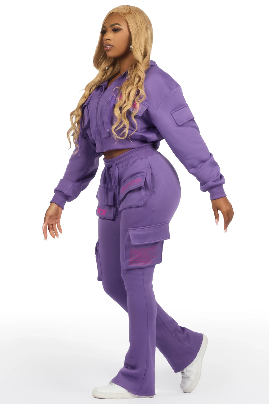 Natanya Purple Cargo Stacked Trackset