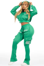 Natanya Green Cargo Stacked Trackset