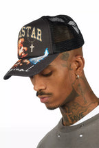 Deiter Black Graphic Trucker Hat
