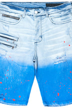 Brooks Denim Short-Lt Grey