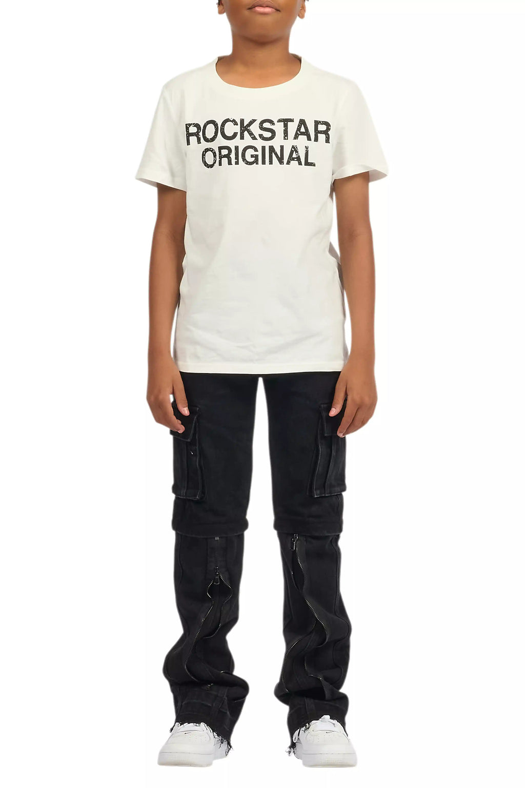 Boys Rupert Black Baggy Fit Jean