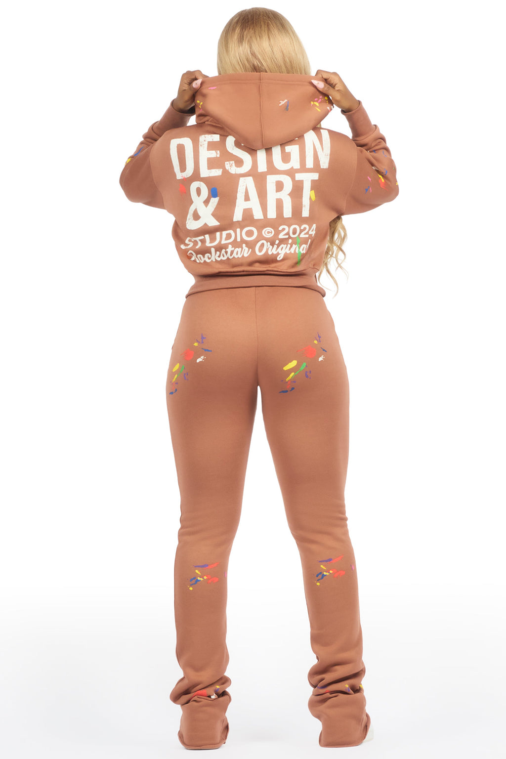 Kristiane Mocha Crop Super Stacked Trackset