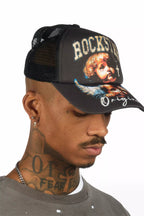 Deiter Black Graphic Trucker Hat