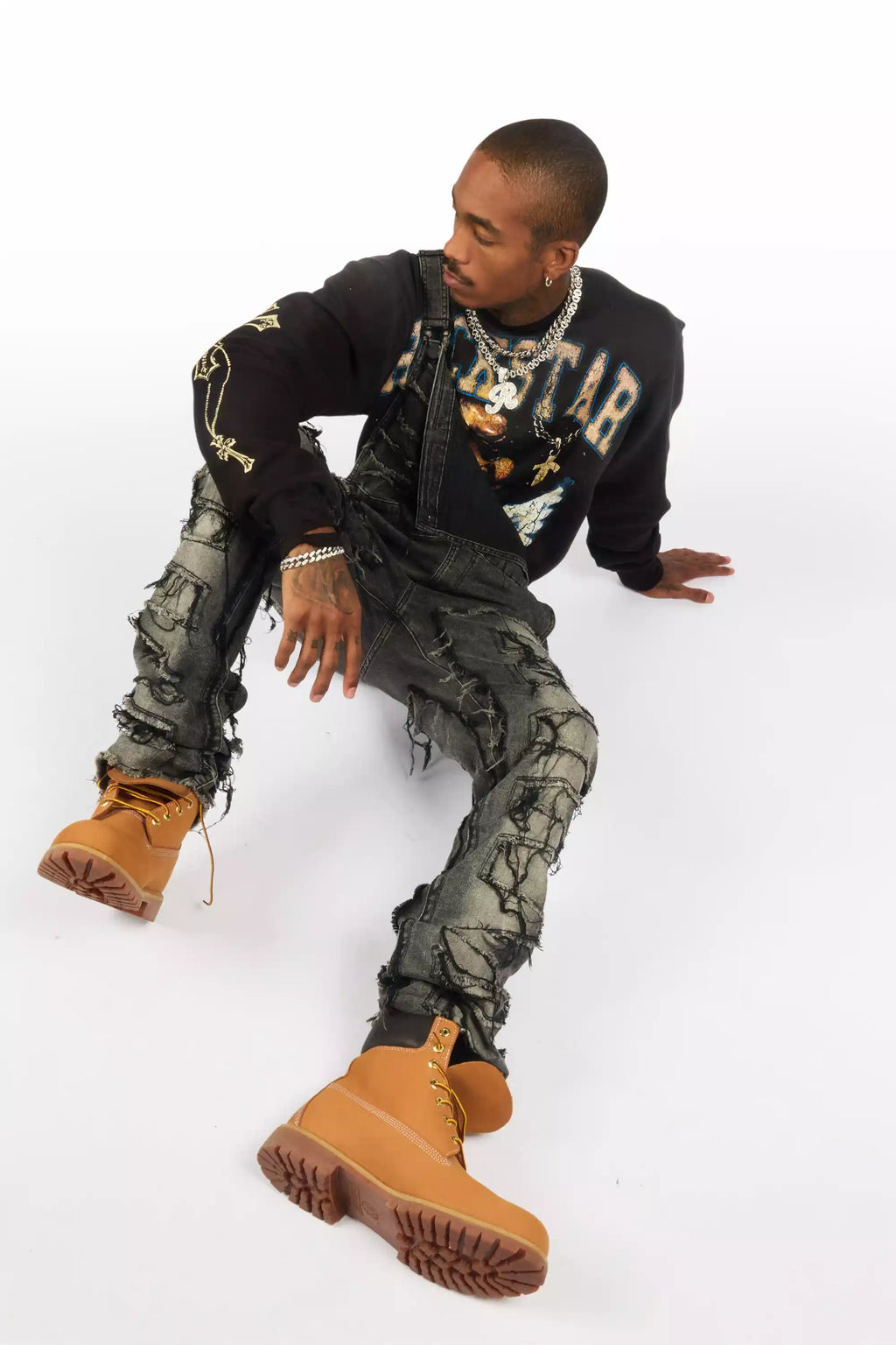 Deiter Black Graphic Crewneck