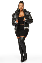 Miss Black Puffer Jacket