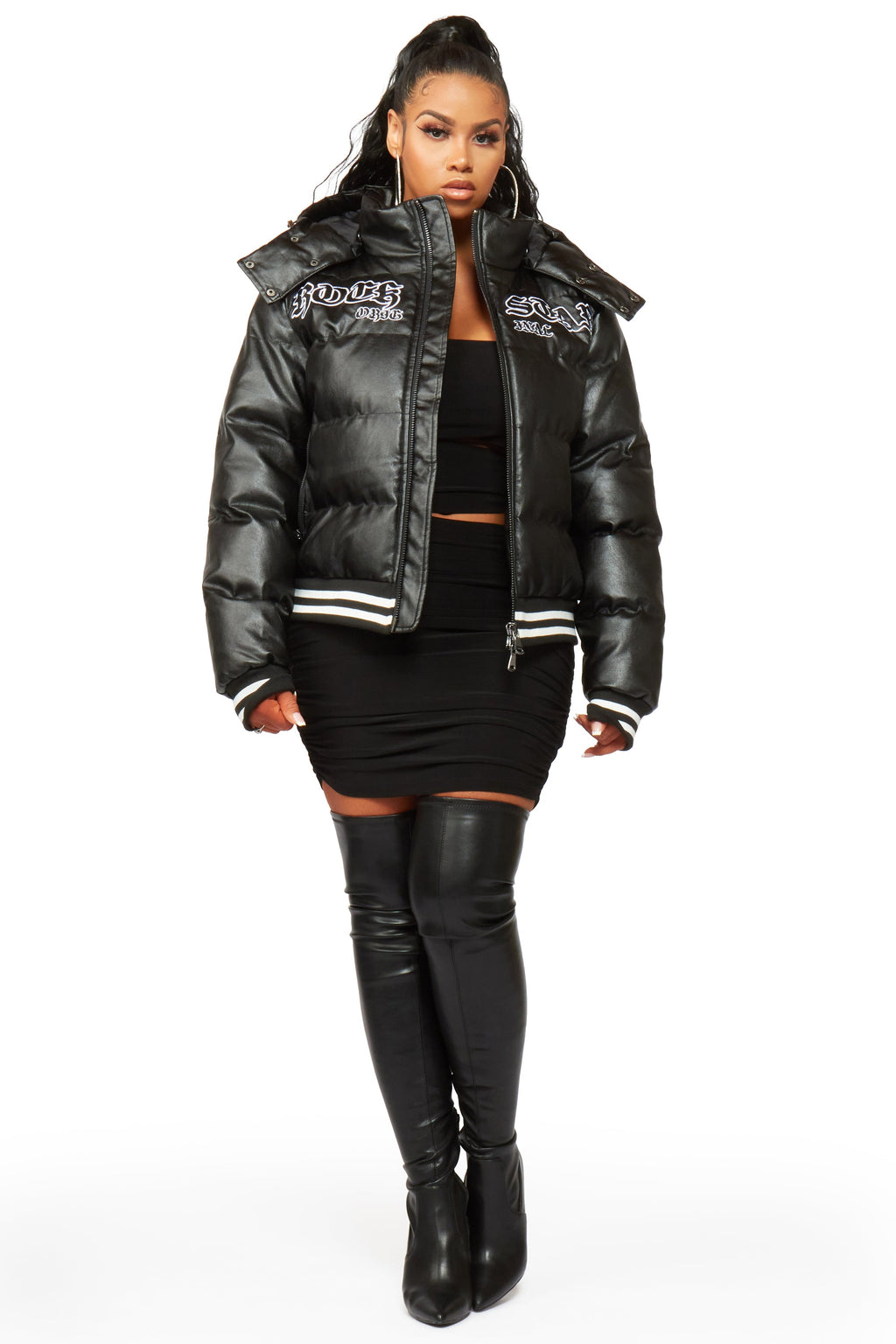 Miss Black Puffer Jacket