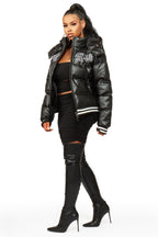 Miss Black Puffer Jacket