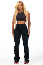 Phoebe Black Super Stacked Jean