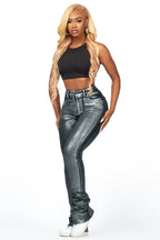 Vittoria Black/Silver Foil Super Stacked Jean