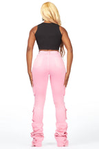 Phoebe Pink Super Stacked Jean