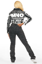 Dareece Black Faux Leather Jacket