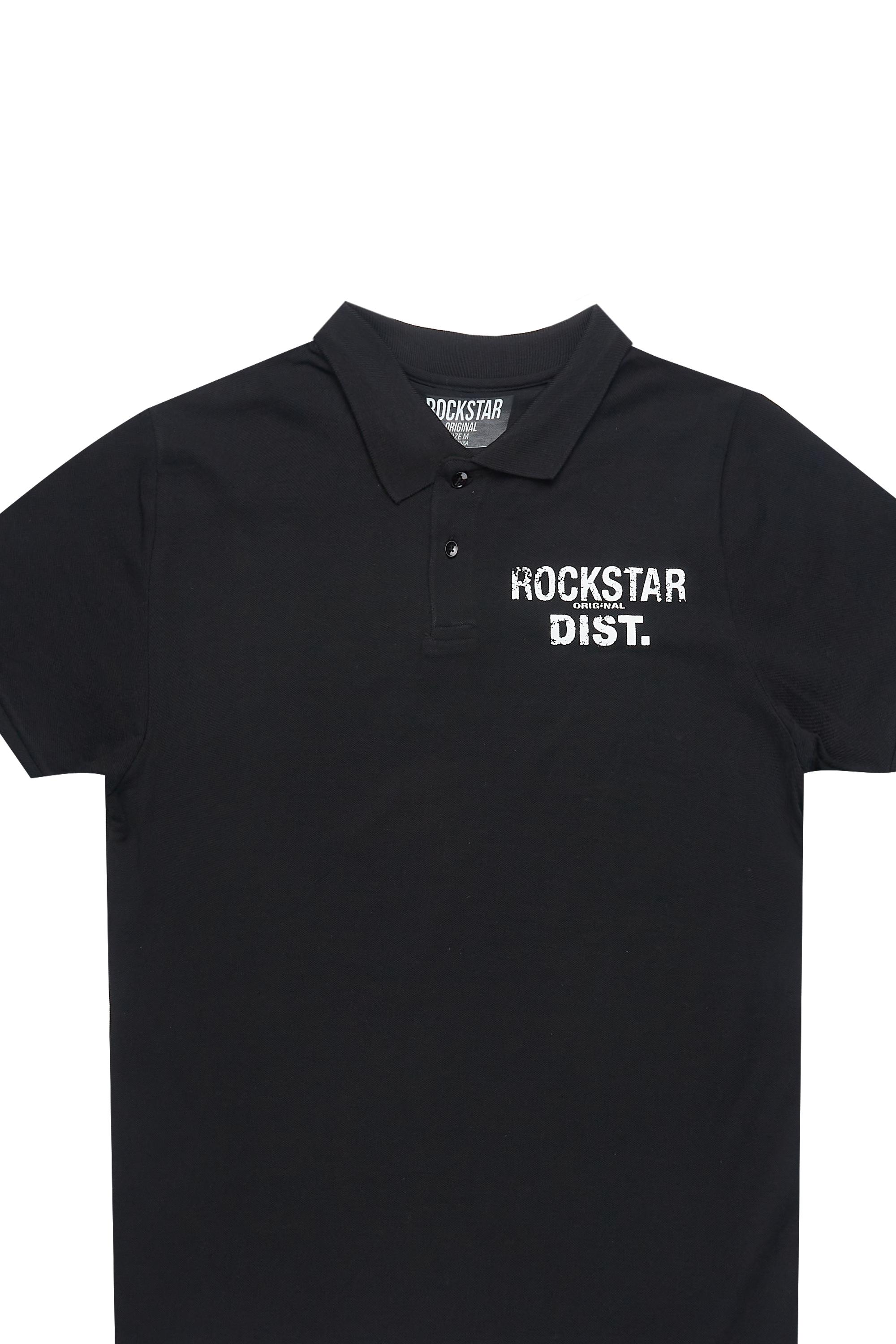 Flynn Black/White Polo Shirt